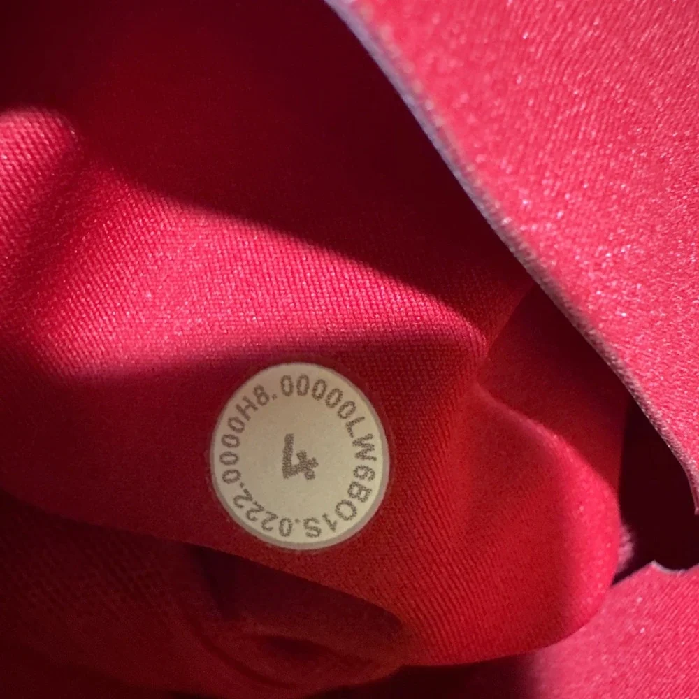 Lululemon Leggings Womens 4 Dark Red Base‎ Pace High-Rise Crop 23" Workout Yoga - Picture 5 of 7